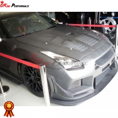 Top Racing Style Glass Fiber Front Bumper For Nissan R35 GTR 2008-2016