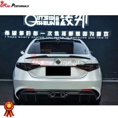 GTAM Style Half Carbon Fiber Body Kit For Alfa Romeo Giulia 2015-2021