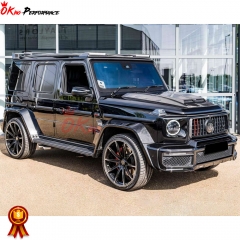 Brabus Style Dry Carbon Fiber Hood For Mercedes Benz G Class W464 G500 AMG G63 2018-2020