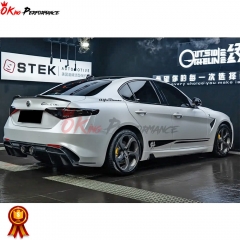 GTAM Style Half Carbon Fiber Body Kit For Alfa Romeo Giulia 2016-2023