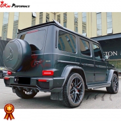 TopCar Style Dry Carbon Fiber Wheel Spare Tire Cover For Mercedes Benz G Class W464 G500 AMG G63 2018-2020