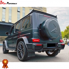 TopCar Style Dry Carbon Fiber Rear Diffuser For Mercedes Benz G Class W464 AMG G63 2018-2020