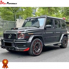 TopCar Style Dry Carbon Fiber Front Lip For Mercedes Benz G Class W464 AMG G63 2018-2020