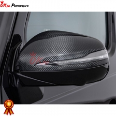 ABS+Carbon Fiber Mirror Cover (Replacement) For Mercedes Benz G Class W464 AMG G63 2018-2020