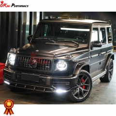 TopCar Style Dry Carbon Fiber Rear Roof Spoiler For Mercedes Benz G Class W464 AMG G63 2018-2020