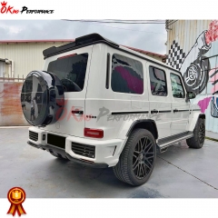 Urban Style Dry Carbon Fiber Wheel Spare Tire Cover For Mercedes Benz G Class W464 AMG G63 2018-2020