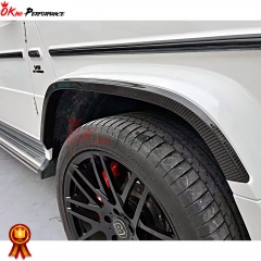 Urban Style Dry Carbon Fiber With Portion Primer Fender Wheel trim For Mercedes Benz G Class W464 AMG G63 2018-2020