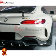 Prior Design Style Dry Carbon Fiber Rear Diffuser For Mercedes-Benz AMG GT GTS 2015-2019