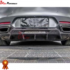 Renntech Style Carbon Fiber Diffuser For Mercedes-Benz AMG GT GTS 2015-2016