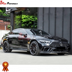 Brabus Style Dry Carbon Fiber Front Canards For Mercedes Benz AMG GT63