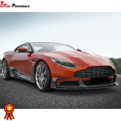 Paktechz Style Dry Carbon Fiber Front Fender Trim For Aston Martin DB11