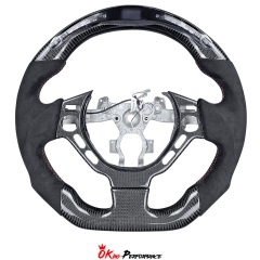 RPM LED Display Alcantara Carbon Fiber Steering Wheel (With Center Trim) For Nissan R35 GTR 2008-2016