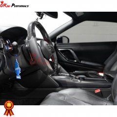 Customize Style Steering Wheel (alcantara) With Center Trim For Nissan R35 GTR 2017-2019