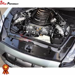 Carbon Fiber Cooling Plate & Battery Cover Engine Bay Panels For Nissan R35 GTR 2008-2016