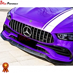 BraBx Style Dry Carbon Fiber Front Lip For Mercedes Benz AMG GT50 GT53 2019-2020