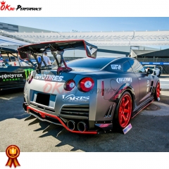 Varis MY13 Style Half Carbon Fiber Rear Bumper For Nissan R35 GTR 2017-2019