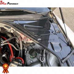 Carbon Fiber Cooling Plate & Battery Cover Engine Bay Panels For Nissan R35 GTR 2008-2016
