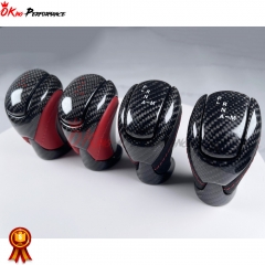 Customize Carbon Fiber Gear Knob (With Leather ) For Nissan R35 GTR 2008-2016