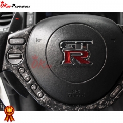 Customize Forged Carbon Fiber Steering Wheel Customs For Nisaan GTR R35 2008-2016