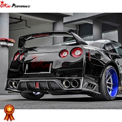 CMST Style Half Carbon Fiber Rear Bumper For Nissan R35 GTR 2008-2021