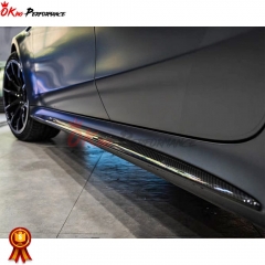 Brabus Style Dry Carbon Fiber Side Skirt For Mercedes Benz AMG GT50 GT53 2019-2020