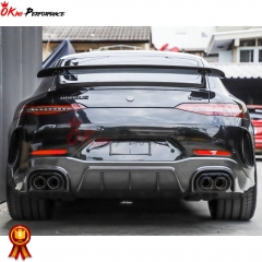Brabus Style Dry Carbon Fiber Rear Canards For Mercedes Benz AMG GT63