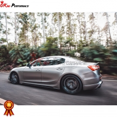 Paktech Style Half Carbon Fiber Rear Diffuser For Maserati Ghibli 2014-2017