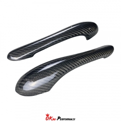 Dry Carbon Fiber Door Handle Cover Trims For Maserati Granturismo Grancabrio GTS GT 2007-2015