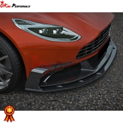 Paktechz Style Dry Carbon Fiber Front Lip & Canards For Aston Martin DB11 2017-2022