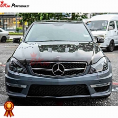A Style Both Side Carbon Fiber Hood For Mercedes Benz E-Class W207 Coupe 2009-2016