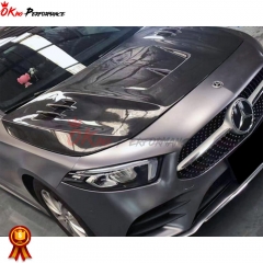 OKP Style Carbon Fiber Hood For Mercedes Benz A-CLASS W177 2018-2020
