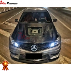 Carbon Fiber Hood For Mercedes Benz C-Class W204 C63 AMG 2007-2014