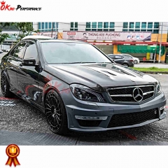 A Style Both Side Carbon Fiber Hood For Mercedes Benz E-Class W207 Coupe 2009-2016