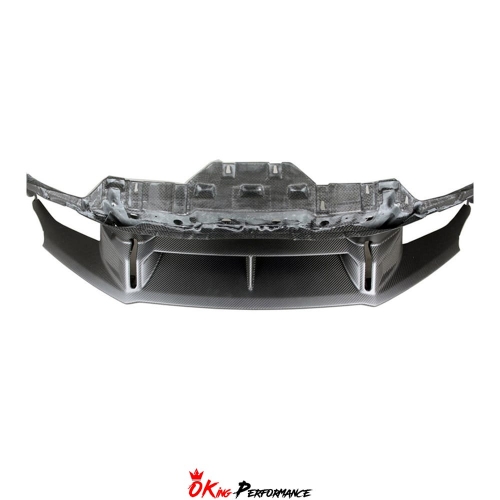 OEM Style Dry Carbon Fiber Front Lip (bottom part ) For Lamborghini Huracan STO