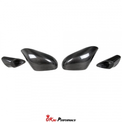 OEM Style Dry Carbon Fiber Side Mirror Cover (replacement) For Maserati MC20