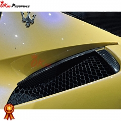 OEM Style Dry Carbon Fiber Rear Air Intake Trim For Maserati MC20