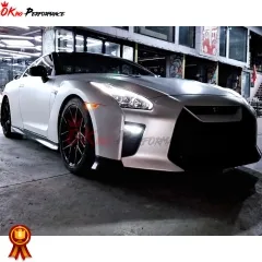 Front Bumper Headlight (Blackened Version) For Nissan R35 GTR 2008-2026