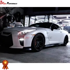 Front Bumper Headlight (Blackened Version) For Nissan R35 GTR 2008-2026