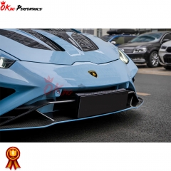 EVO RWD Style Dry Carbon Fiber With Portion Primer Front Bumper For Lamborghini Huracan