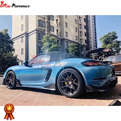 PD Style Half Carbon Fiber Body Kit For Porsche 718 Cayman Boxster 2016-2020