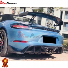 PD Style Half Carbon Fiber Body Kit For Porsche 718 Cayman Boxster 2016-2020