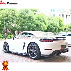 ARMA Style Carbon Fiber Side Skirt For Porsche 718 Cayman Boxster 2016-2020