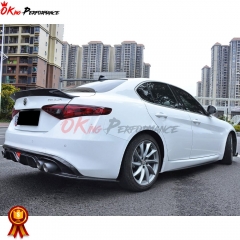 CMST Style Carbon Fiber Spoiler For Alfa Romeo Giulia Base Ti 2016-2023