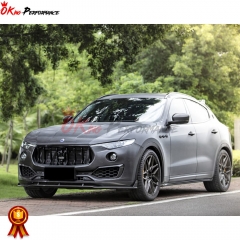 PakTechz Style Carbon Fiber Lower Front Lip For Maserati Levante 2016-2020