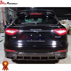 Mansory Style Dry Carbon Fiber Rear Diffuser For Maserati Levante 2016-2018