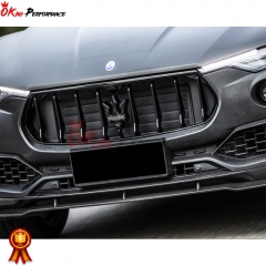 PakTechz Style Carbon Fiber Front Bumper Canards For Maserati Levante 2016-2020