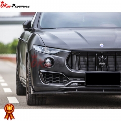 PakTechz Style Carbon Fiber Upper Front Lip For Maserati Levante 2016-2020