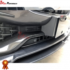 Mansory Style Dry Carbon Fiber Front Bumper Vent For Maserati Levante 2016-2018