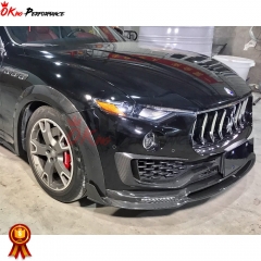 Mansory Style Dry Carbon Fiber Front Lip For Maserati Levante 2016-2018