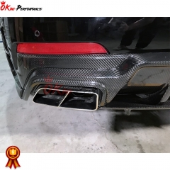 Mansory Style Dry Carbon Fiber Rear Diffuser For Maserati Levante 2016-2018